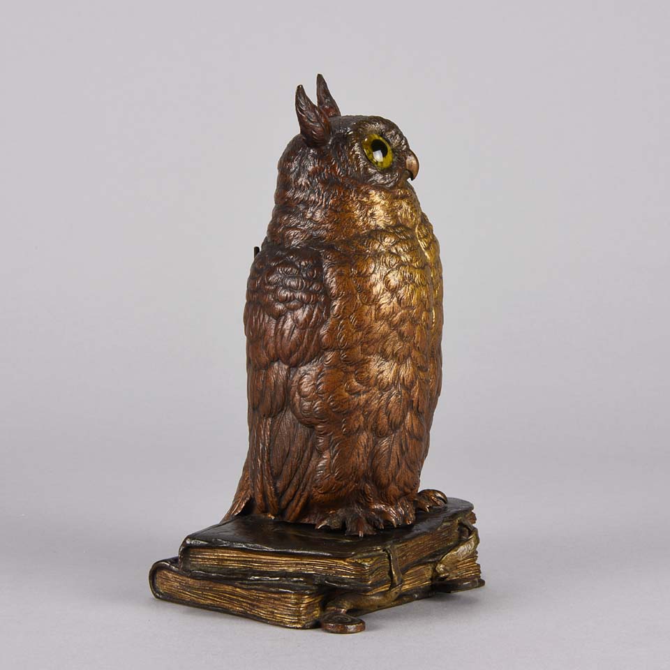Erotic Bergman Bronze Owl