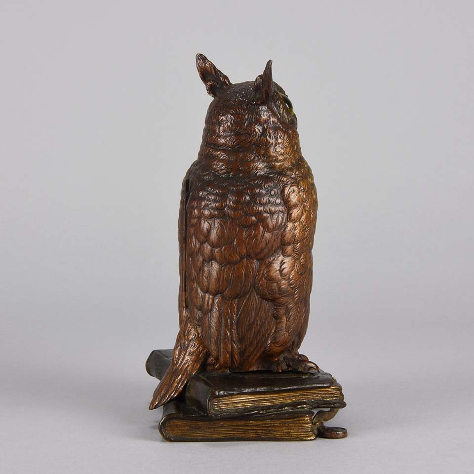Erotic Bergman Bronze Owl