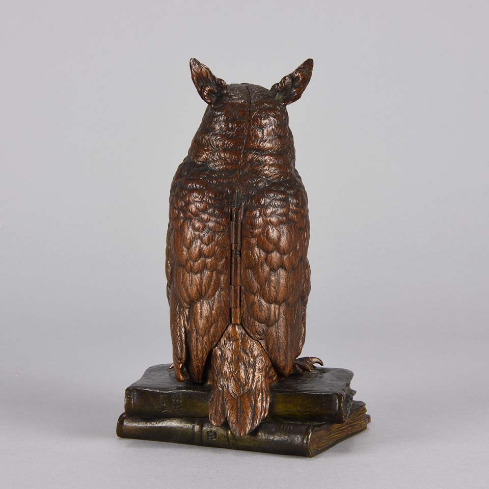 Erotic Bergman Bronze Owl