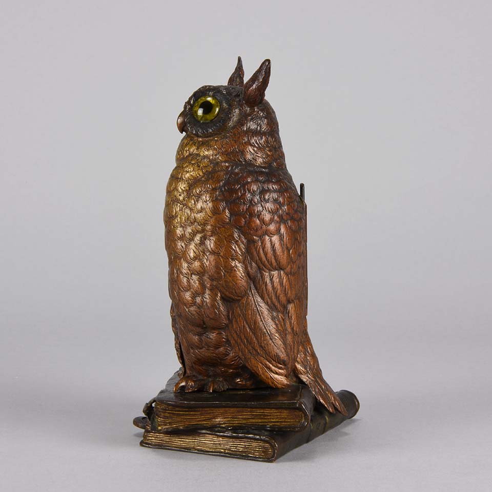 Erotic Bergman Bronze Owl