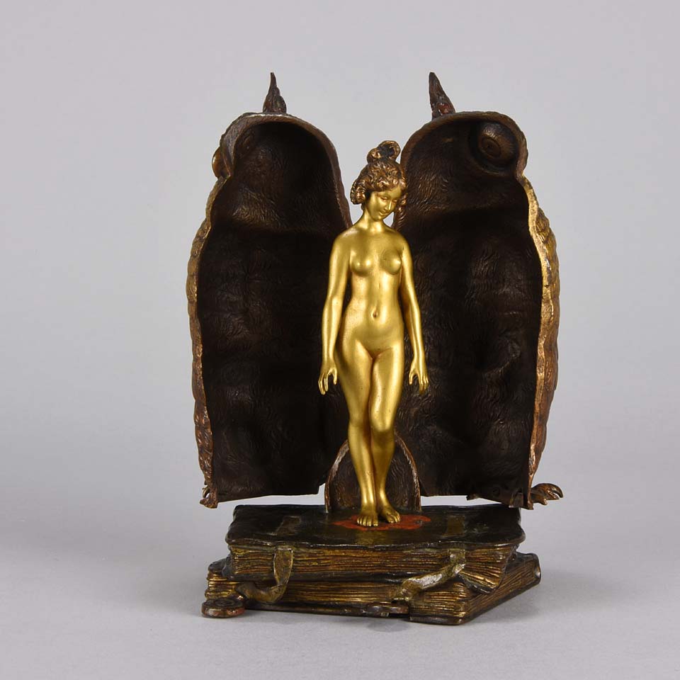 Erotic Bergman Bronze Owl