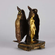 Erotic Bergman Bronze Owl