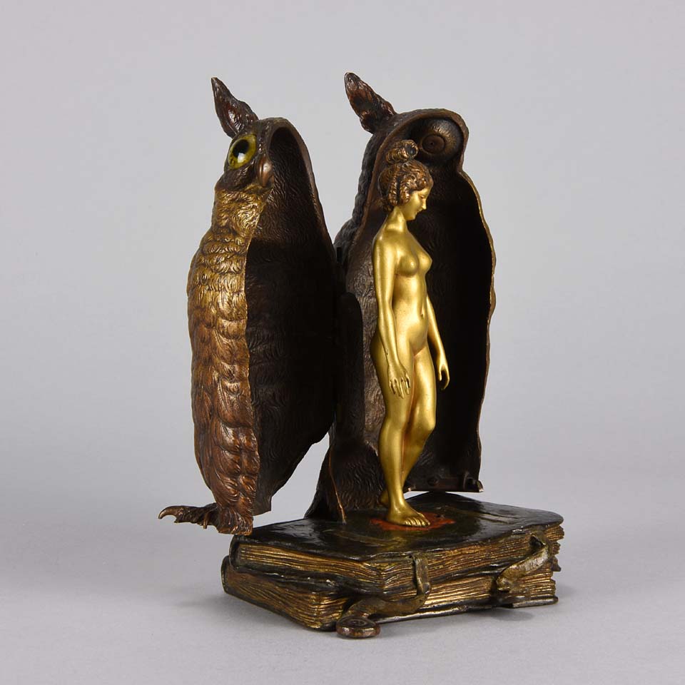 Erotic Bergman Bronze Owl