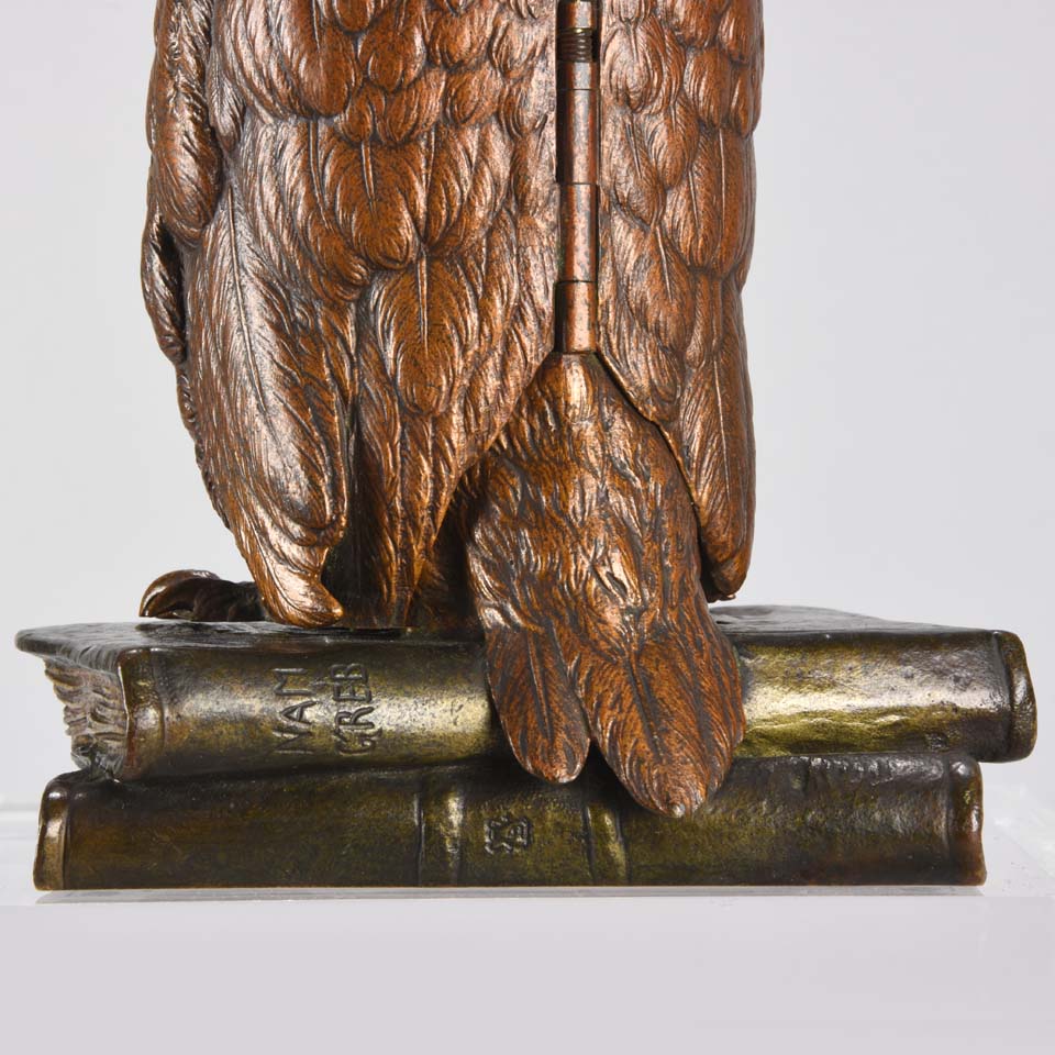 Erotic Bergman Bronze Owl
