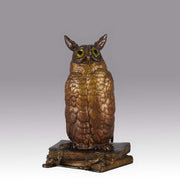 Erotic Bergman Bronze Owl