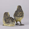 Franz Bergman Chicks - Austrian Bronze Study - Hickmet Fine Arts