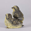 Franz Bergman Chicks - Austrian Bronze Study - Hickmet Fine Arts