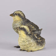 Franz Bergman Chicks - Austrian Bronze Study - Hickmet Fine Arts