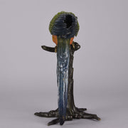 Bergman Parrot on a Branch - Franz Bergman Bronze - Hickmet Fine Arts