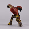 Franz Xavier Bergman Bronze - Macaw - Hickmet Fine Arts