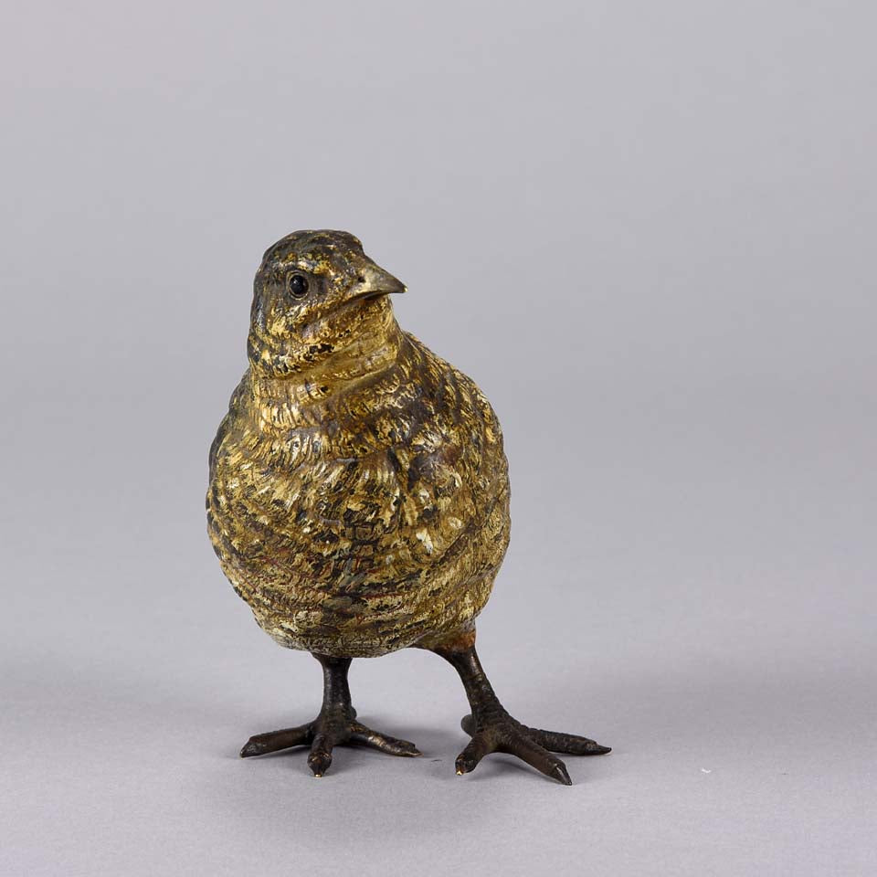 Franz Bergman Partridge - Austrian Bronze Bird - Hickmet Fine Arts
