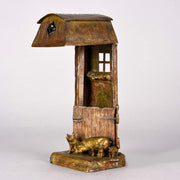 Bergman Lamp - Pig Family Lamp Franz Bergman - Hickmet Fine Arts