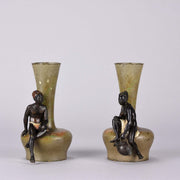 Bergman Vases - Franz Bergman Bronze - Hickmet Fine Arts