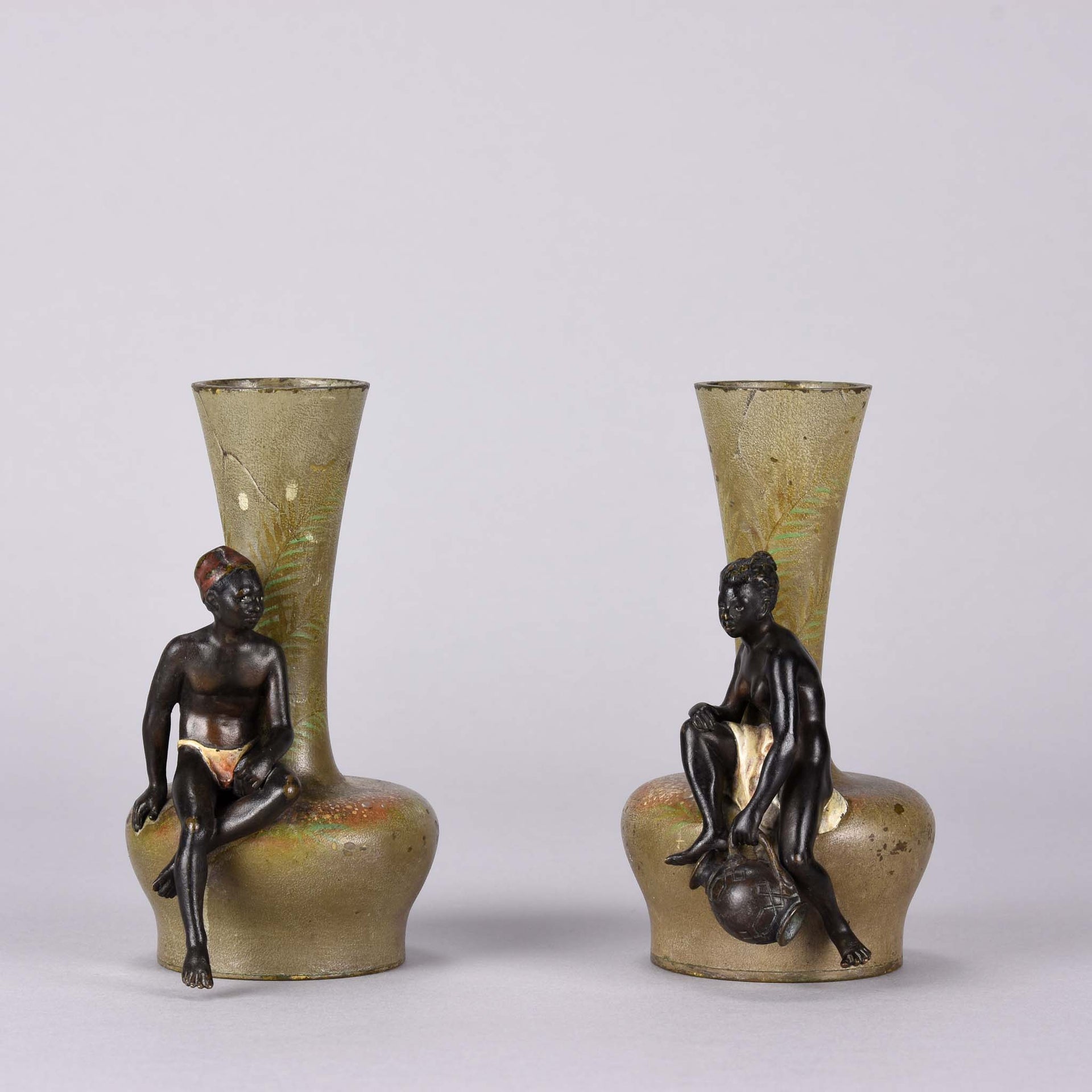 Bergman Vases - Franz Bergman Bronze - Hickmet Fine Arts