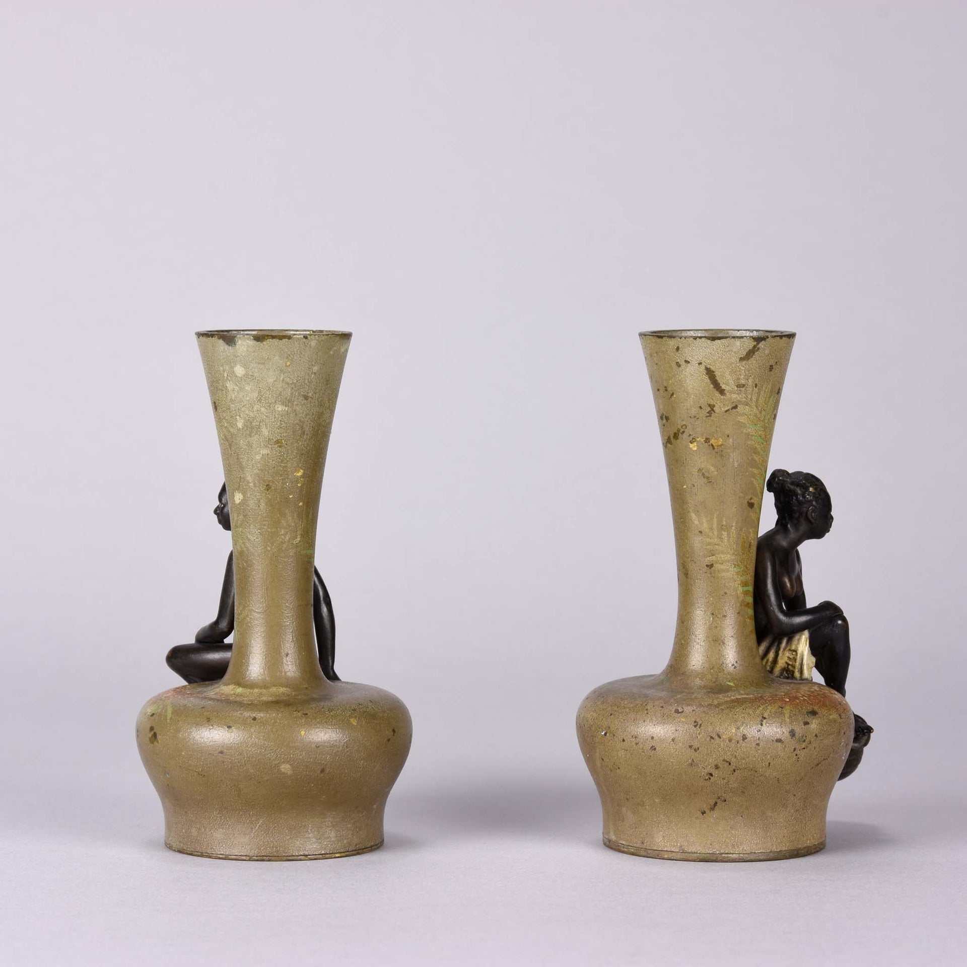 Bergman Vases - Franz Bergman Bronze - Hickmet Fine Arts