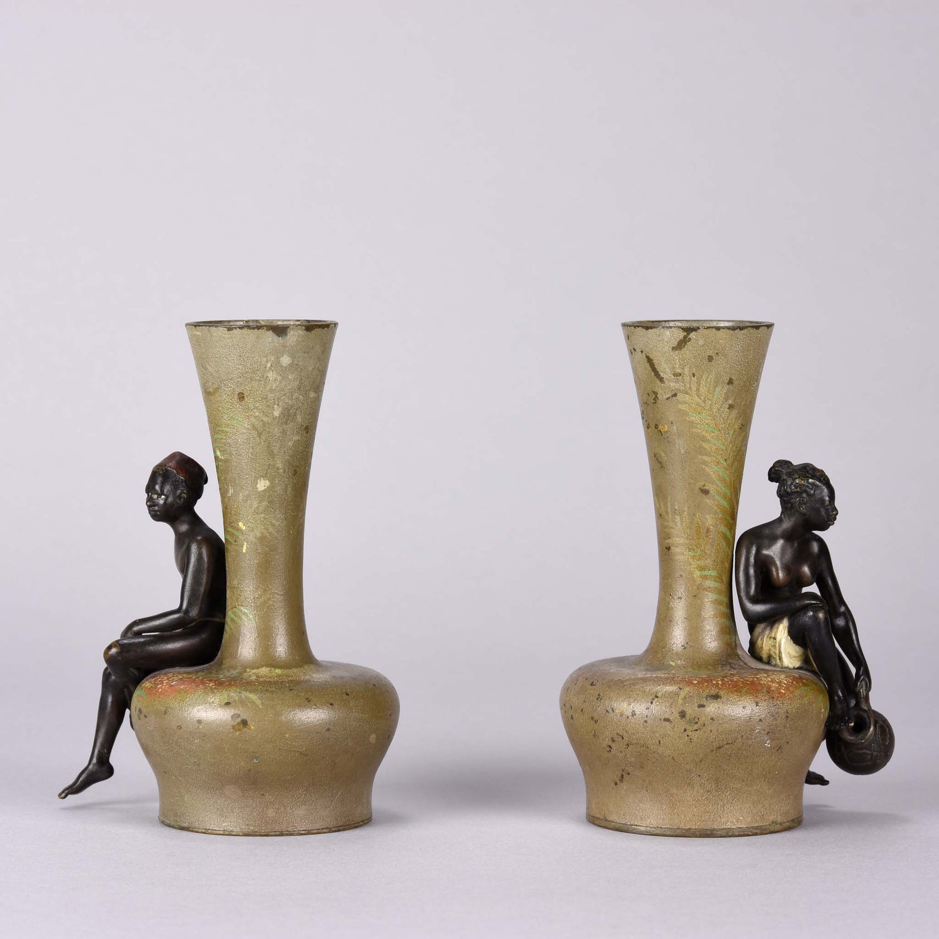 Bergman Vases - Franz Bergman Bronze - Hickmet Fine Arts