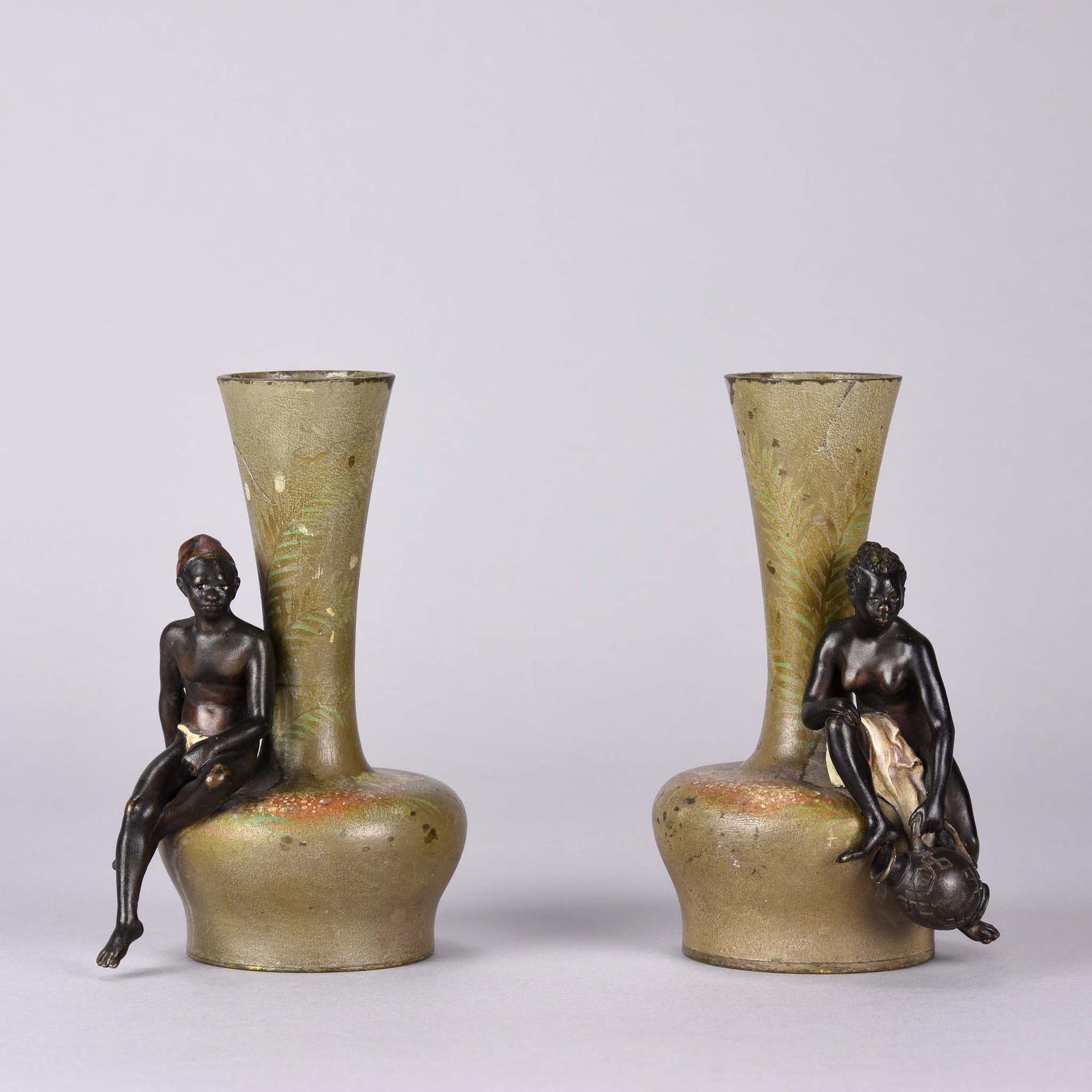 Bergman Vases - Franz Bergman Bronze - Hickmet Fine Arts