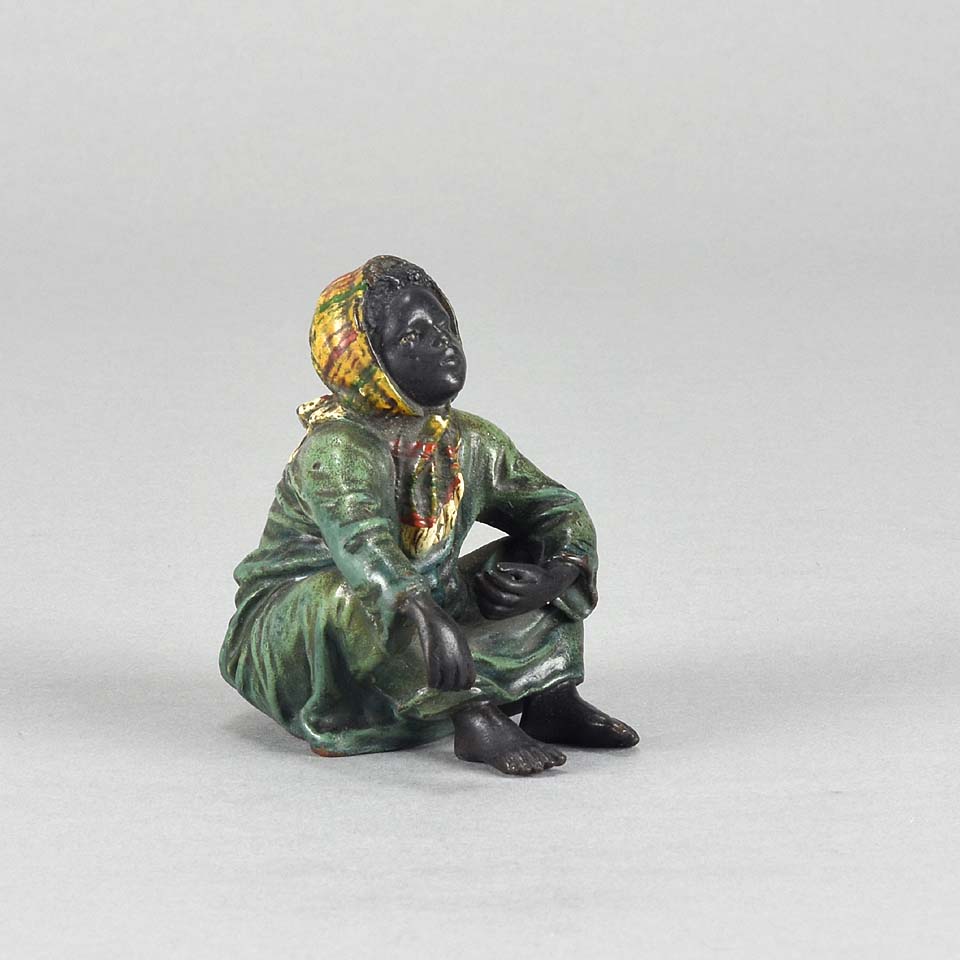 Austrian Bronze Franz Bergman Arab Girl