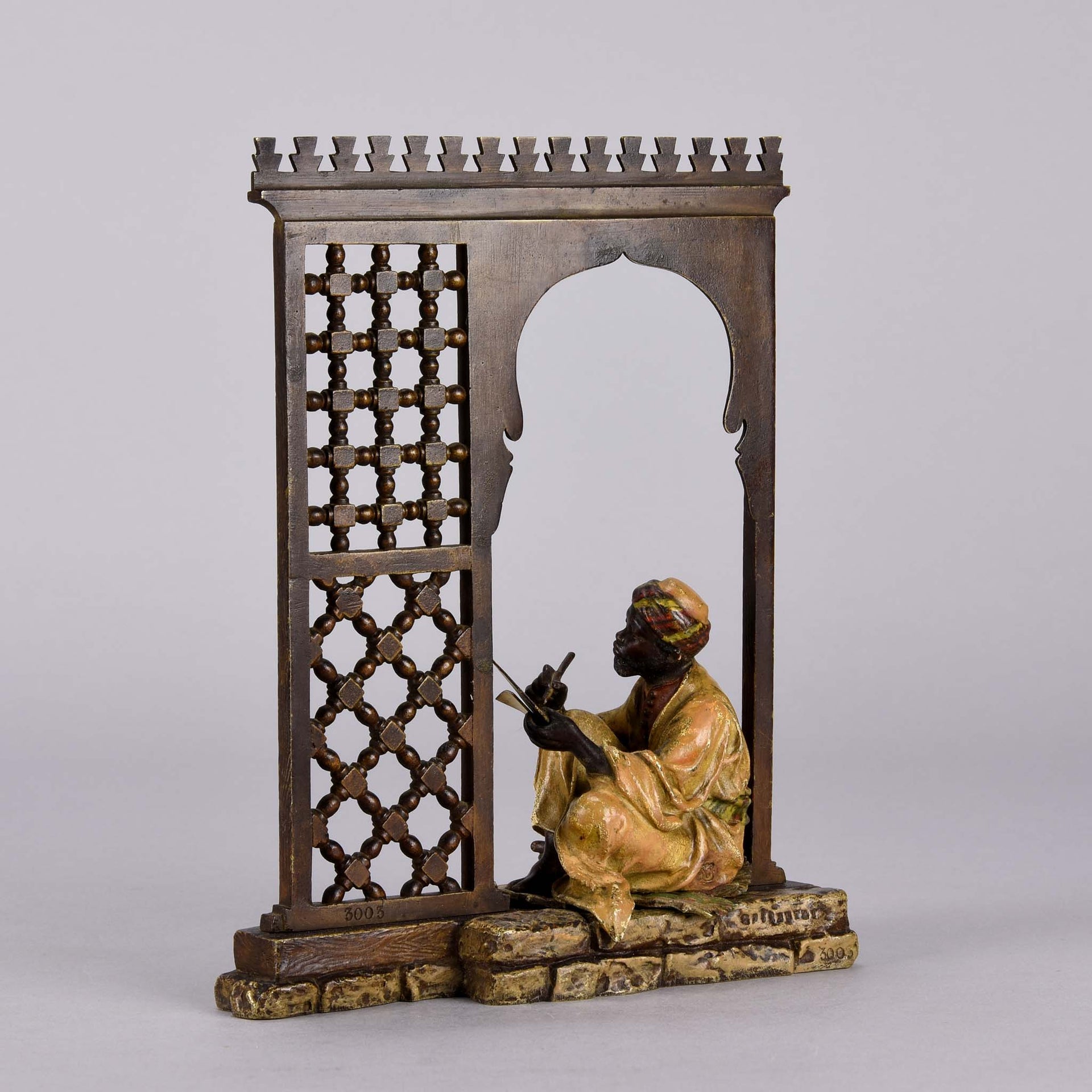 Bergman Arab Bronze - Franz Bergman Bronze - Hickmet Fine Arts