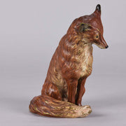 Austrian Bronze by Franz Bergman of a fox