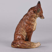 Austrian Bronze by Franz Bergman of a fox