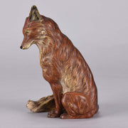 Austrian Bronze by Franz Bergman of a fox