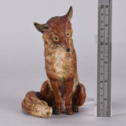 Austrian Bronze by Franz Bergman of a fox