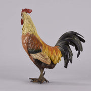 Franz Bergman Standing Cockerel Bronze 
