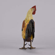 Franz Bergman Standing Cockerel Bronze 