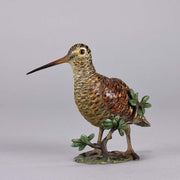 Franz Bergman Woodcock - Austrian Bronze - Hickmet Fine Arts