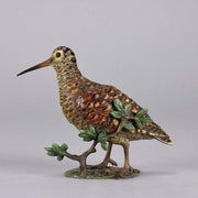 Franz Bergman Woodcock - Austrian Bronze - Hickmet Fine Arts
