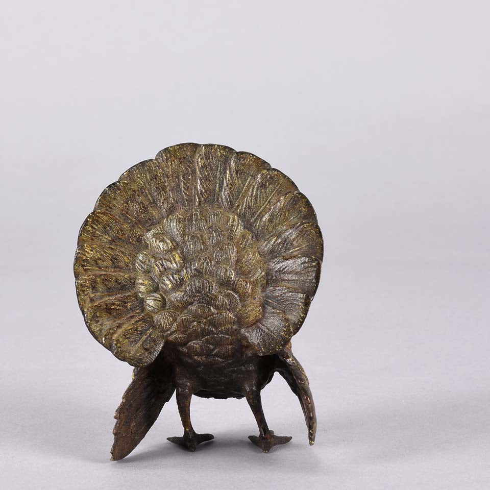 Franz Xavier Bergman Bronze Turkey - Austrian Bronze - Hickmet FIine Arts