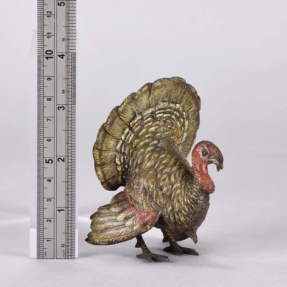 Franz Xavier Bergman Bronze Turkey - Austrian Bronze - Hickmet FIine Arts