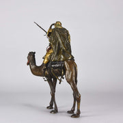 Bronze Camel with Warrior by Bergman