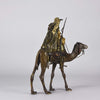 Bronze Camel with Warrior by Bergman
