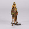 Franz Bergman Bronze - Camel with Arab Warrior  - Hickmet Fine Arts