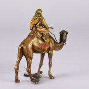 Franz Bergman Bronze - Camel with Arab Warrior  - Hickmet Fine Arts