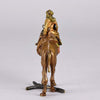 Franz Bergman Bronze - Camel with Arab Warrior  - Hickmet Fine Arts