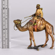 Franz Bergman Bronze - Camel with Arab Warrior  - Hickmet Fine Arts