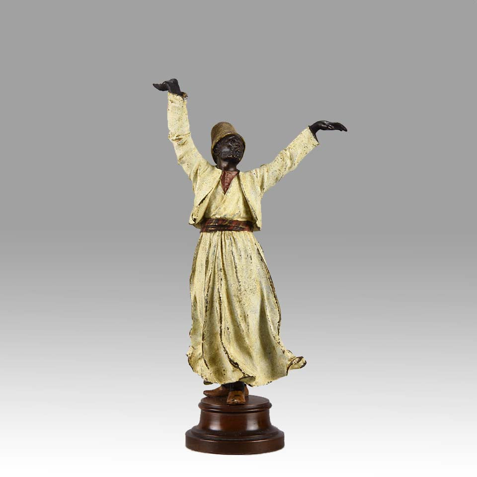 Bergman Vienna bronze Whirling Dervish