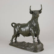 Fratin bronze bull - Animaliers - Antique Bronze - Hickmet Fine Arts