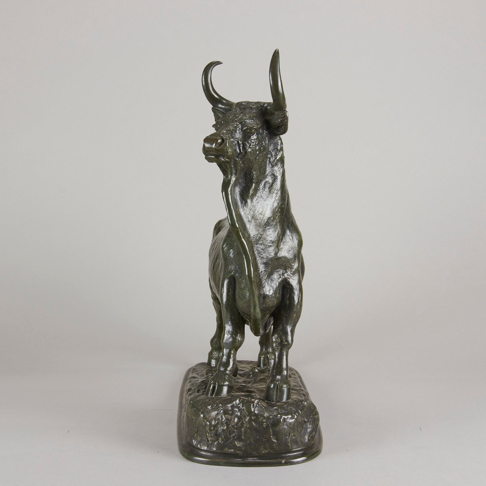 Fratin bronze bull - Animaliers - Antique Bronze - Hickmet Fine Arts