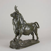 Fratin bronze bull - Animaliers - Antique Bronze - Hickmet Fine Arts