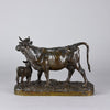 Christophe Fratin Cow & Calf - Animalier Bronze - Hickmet Fine Arts