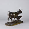 Christophe Fratin Cow & Calf - Animalier Bronze - Hickmet Fine Arts