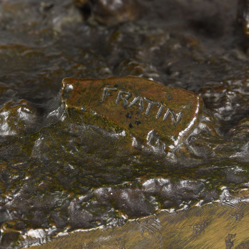 Christophe Fratin Cow & Calf - Animalier Bronze - Hickmet Fine Arts