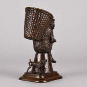 Bear and dog bronze by fratin