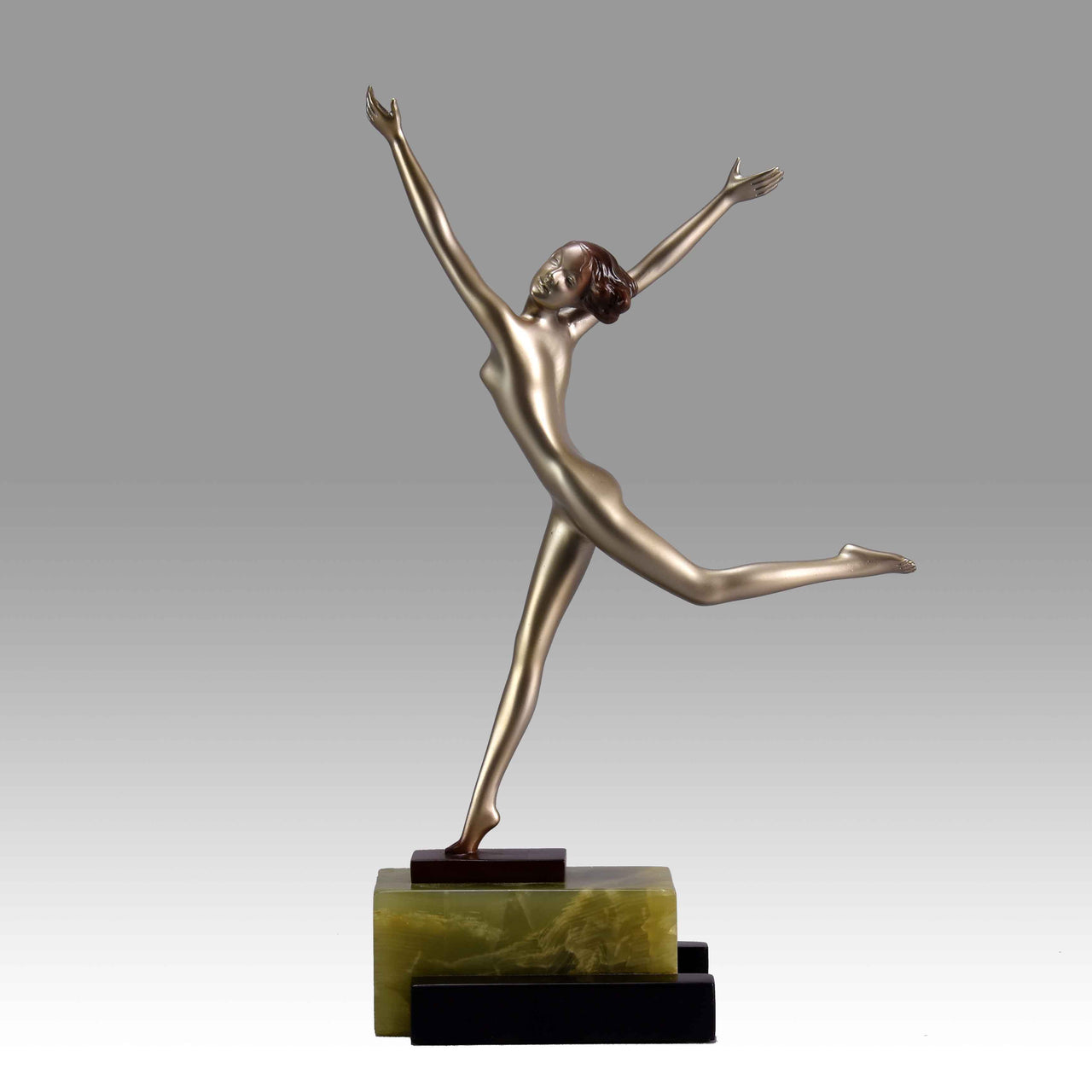 Lorenzl Bronze -  Freedom - Josef Lorenzl Art Deco Bronze - Hickmet Fine Arts