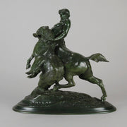 Centaur and Bear Bronze by Emmanuel Fremiet - Animaliers - Antique Bronze  - Antique animal sculptures for sale - Hickmet Fine Arts