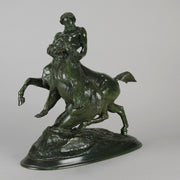 Centaur and Bear Bronze by Emmanuel Fremiet - Animaliers - Antique Bronze  - Antique animal sculptures for sale - Hickmet Fine Arts